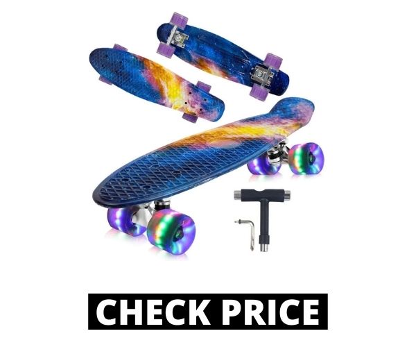 Geelife 22 Complete Mini Cruiser Skateboard