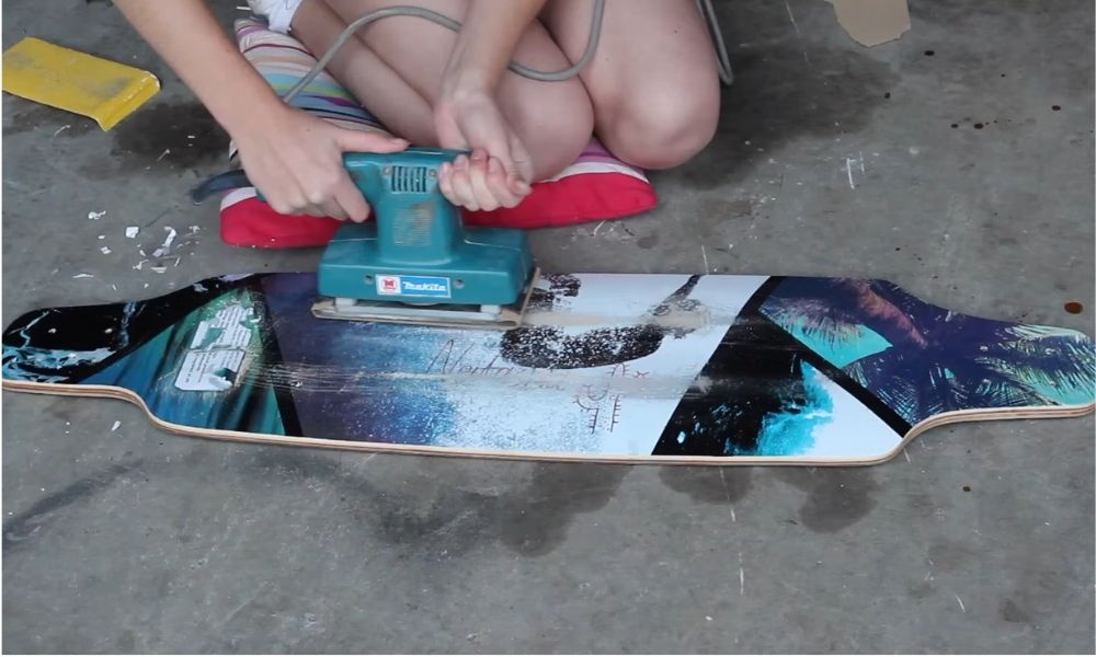How To Paint A Skateboard With Acrylic