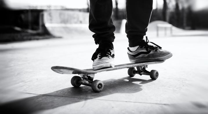 skateboard without risers